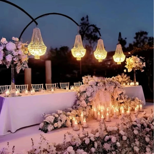 Crystal Chandeliers for Wedding Stage