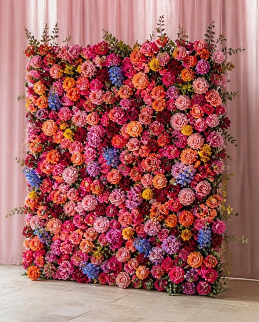 Artificial Flower Wall Backdrop