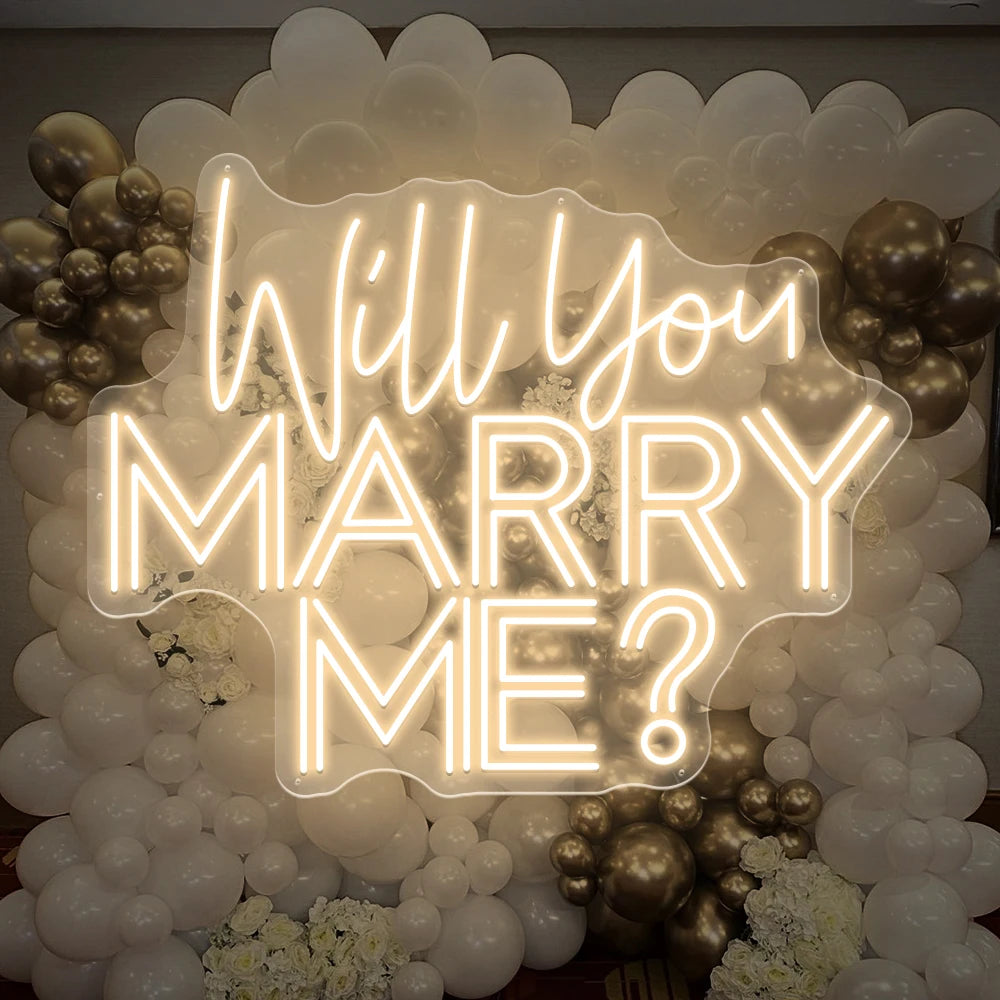 Grand Marry Me Neon Sign