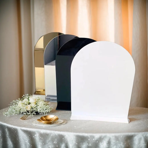 Blank Arch Signs with Stands