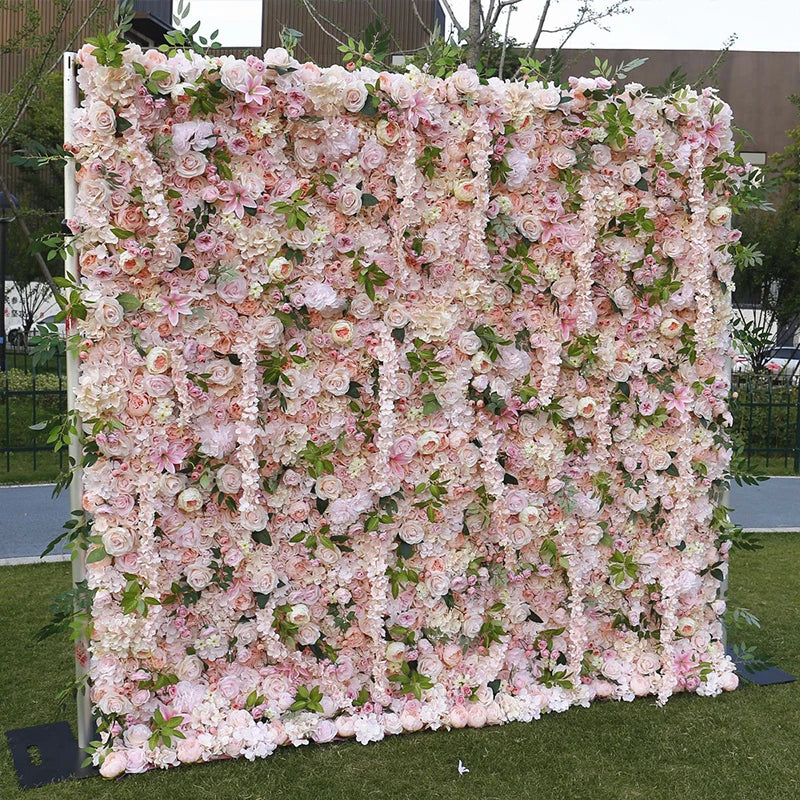 Artificial Flower Wall Backdrop