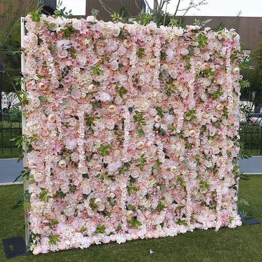 Artificial Flower Wall Backdrop