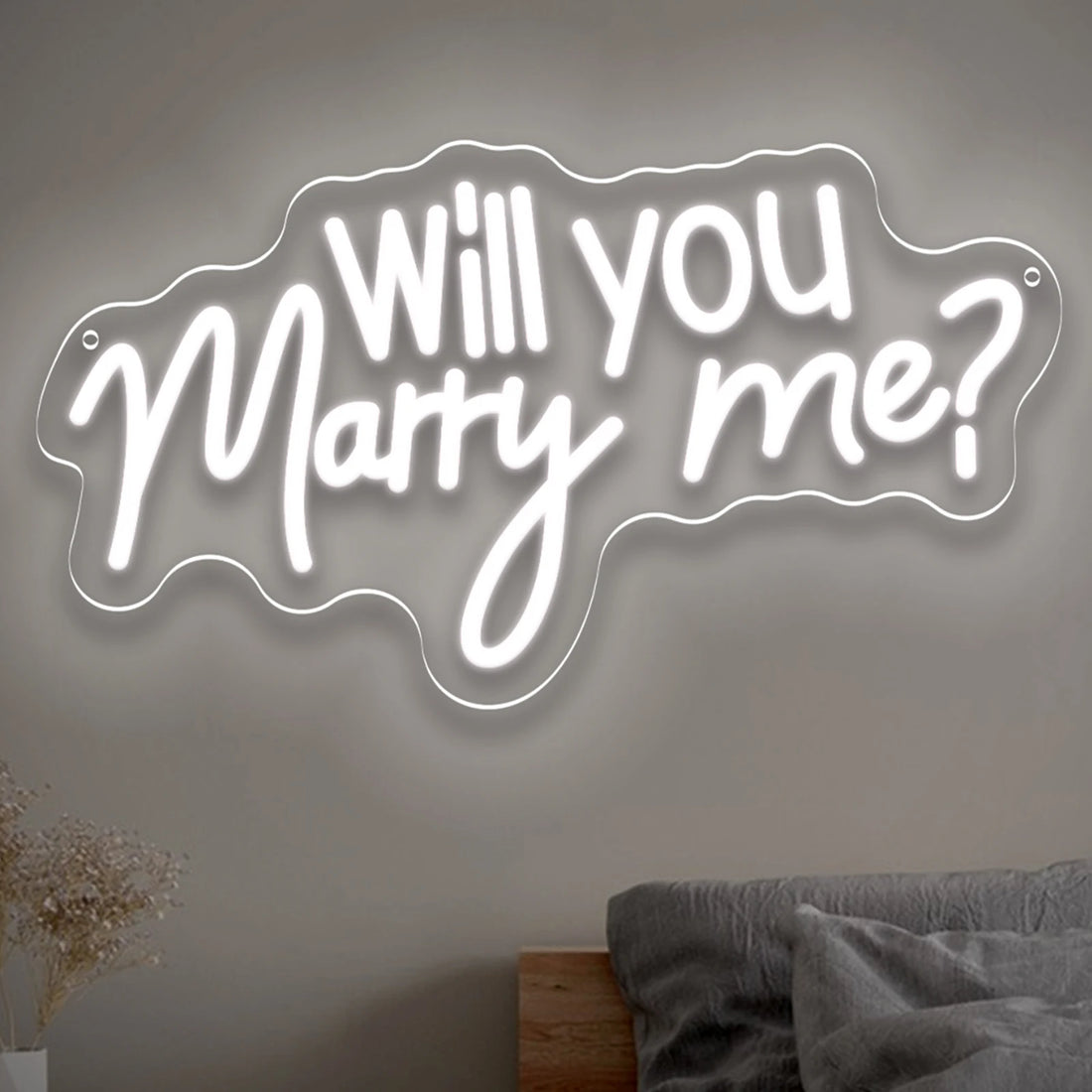Dimmable Marry Me Neon Sign