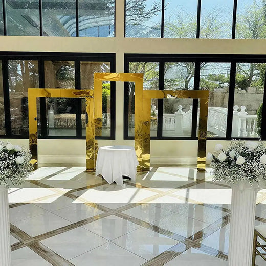 Gold Wedding Arch