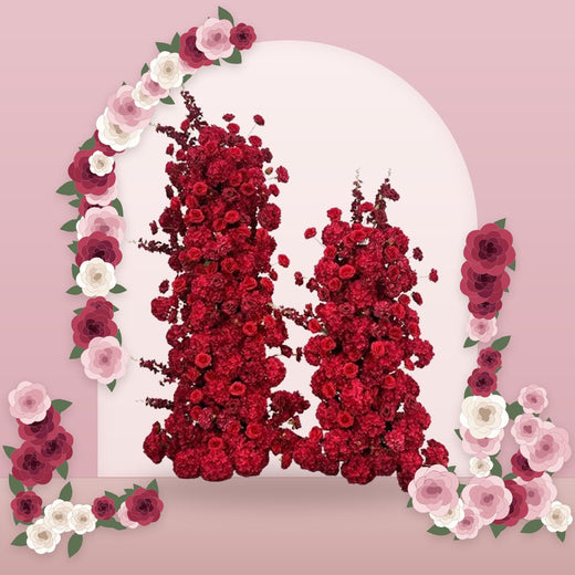 Floral Pillars (Pair)
